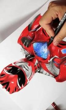 How To Draw Power Rangers游戏截图2