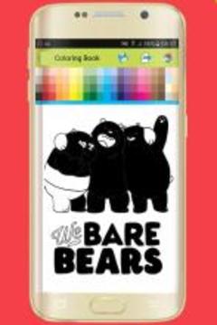 Coloring book for We Bare Bears游戏截图2