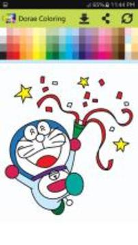 Dorae Cat Coloring Book Games游戏截图3