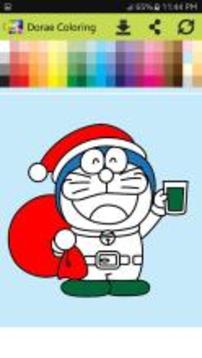 Dorae Cat Coloring Book Games游戏截图4