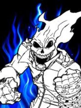 The Ghost Ride Coloring Book游戏截图2