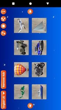 Vehicles Puzzle Kids Games游戏截图1