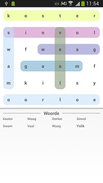 Afrikaanse Woord Soek游戏截图4