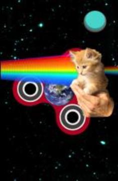 Fidget Spinner: Cats in Space游戏截图1