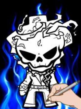 The Ghost Ride Coloring Book游戏截图1