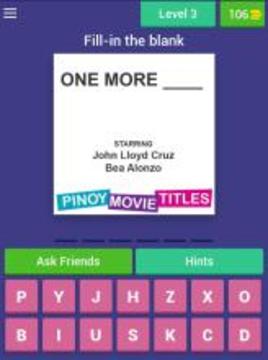 Pinoy Movie Titles Quiz游戏截图3