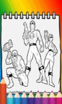 The Rangers Coloring Book游戏截图3