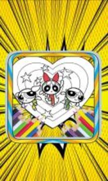 Power Girls Coloring Book游戏截图1