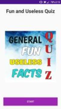 Fun and Useless Facts Quiz游戏截图1