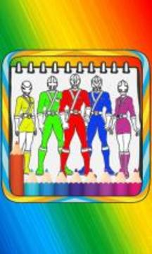 The Rangers Coloring Book游戏截图1