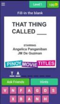 Pinoy Movie Titles Quiz游戏截图1