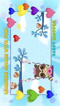 Candy Raccoon: Balloons Lite游戏截图1