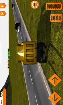 Construction Truck Hill Sim游戏截图1