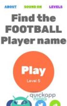 Find the FOOTBALL Player Name游戏截图2