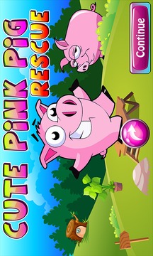 Cute Pink Pig Rescue Game-113游戏截图1