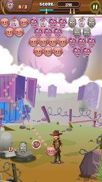 Bubble Shooter - Zombies游戏截图2