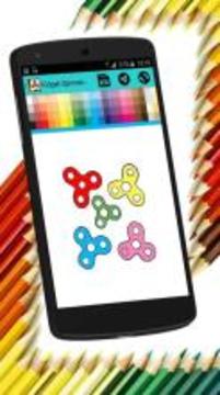 Fidget Spinner & cartoons coloring pages游戏截图5