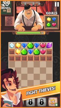 Stolen Jewels: Match 3 Puzzle游戏截图3