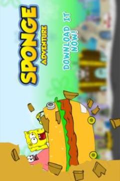 Sponge Race Car Rush Adventures游戏截图3