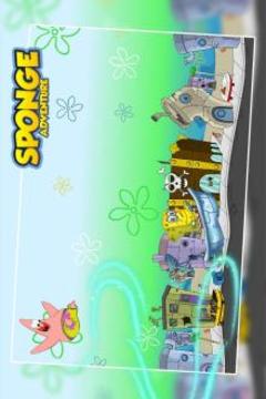 Sponge Race Car Rush Adventures游戏截图1