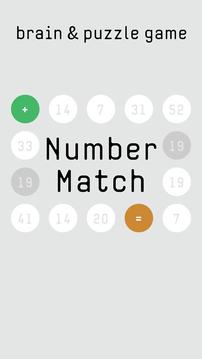 Number Match brain&puzzle game游戏截图1