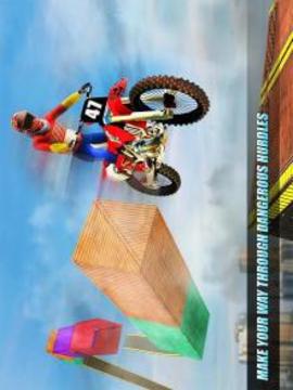 Impossible Bike Tracks Stunts Rider游戏截图2