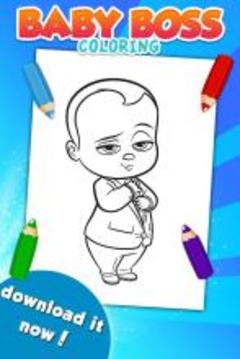 Baby Boss Coloring Game游戏截图3