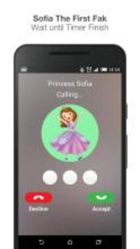 Fake Call From Sofia Princess游戏截图1