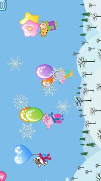 流行气球：冬季游戏游戏截图3