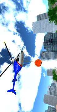 Police Helicopter City Flying游戏截图2