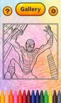 Art Spider Coloring Book游戏截图4