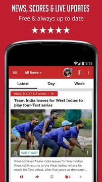 Cricket News and Scores游戏截图1