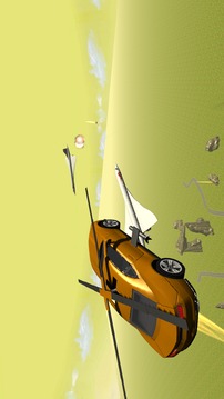 Flying Muscle Helicopter Car游戏截图4