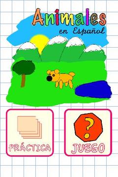动物用西班牙语游戏截图1