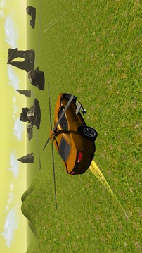 Flying Muscle Helicopter Car游戏截图2