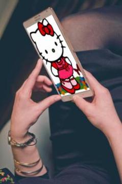 Coloring Draw Hello Kitty游戏截图3