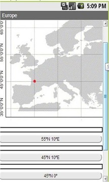 经度和纬度的测验游戏截图1