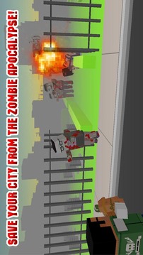 Cube Wars: Zombie Shooter 3D游戏截图3