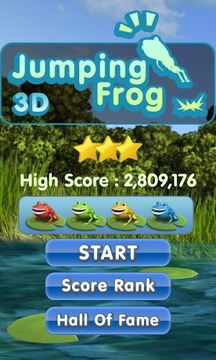 Jumping Frog 3D (Jump advance)游戏截图1