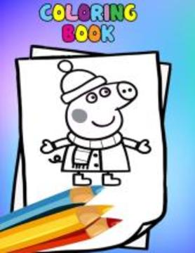 How to color Peppa Pig ( coloring pages)游戏截图1