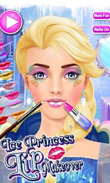 Ice Princess Lips Makeover游戏截图1