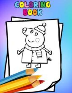 How to color Peppa Pig ( coloring pages)游戏截图3