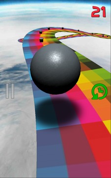 Impossible Rainbow Road游戏截图1