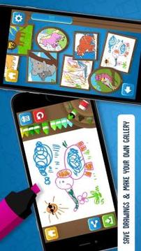 Hellokids Animal Coloring Time游戏截图5