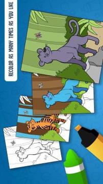 Hellokids Animal Coloring Time游戏截图4