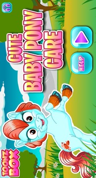 Cute Baby Pony Care Games游戏截图1