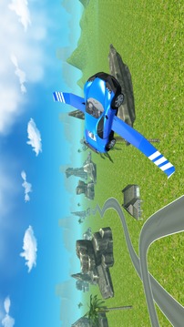 Flying SuperSport Car Sim 3D游戏截图3