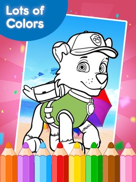 Coloring Games for Paww Patrol游戏截图3