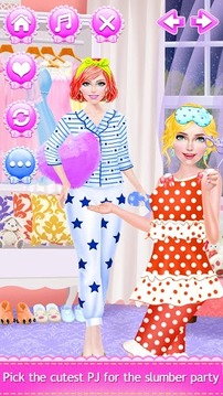 High School BFF PJ Party Salon游戏截图3