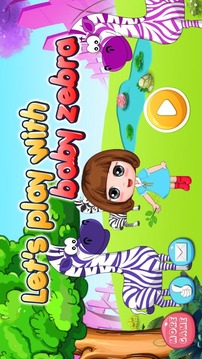 Dora Playtime with baby zebra游戏截图1